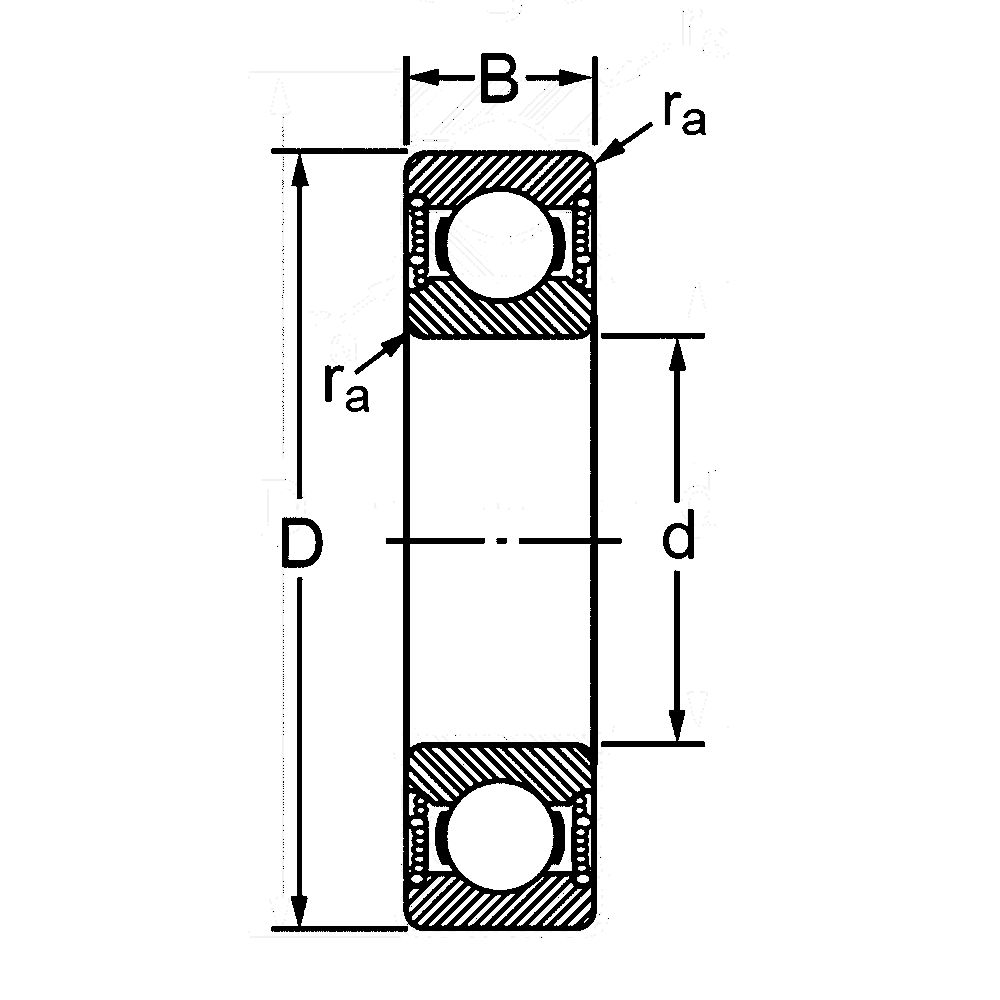 Однорядный шариковый подшипник 6302 2RSC3 76-180302