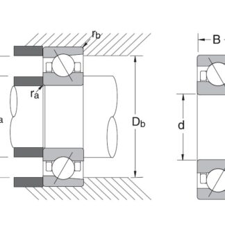 Сверхточный подшипник 7906 A5TRDULP3