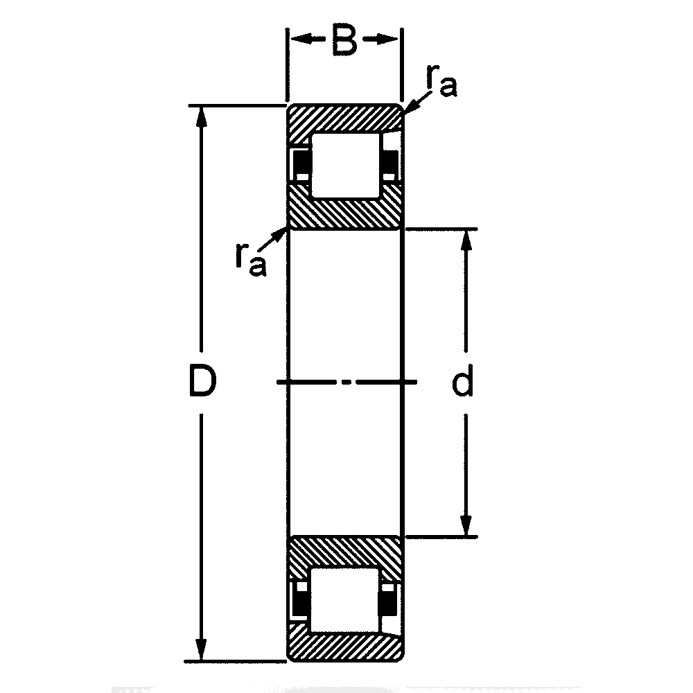 Цилиндрический роликовый подшипник N 313 V 102313