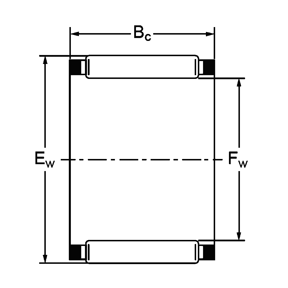 Игольчатый подшипник K 50x57x36