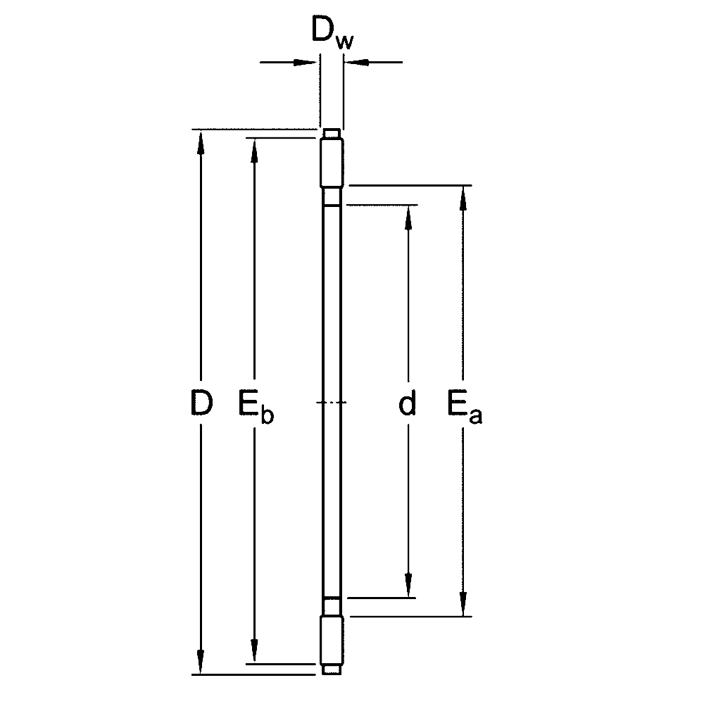 Игольчатый подшипник AXK 4565 A/0-10