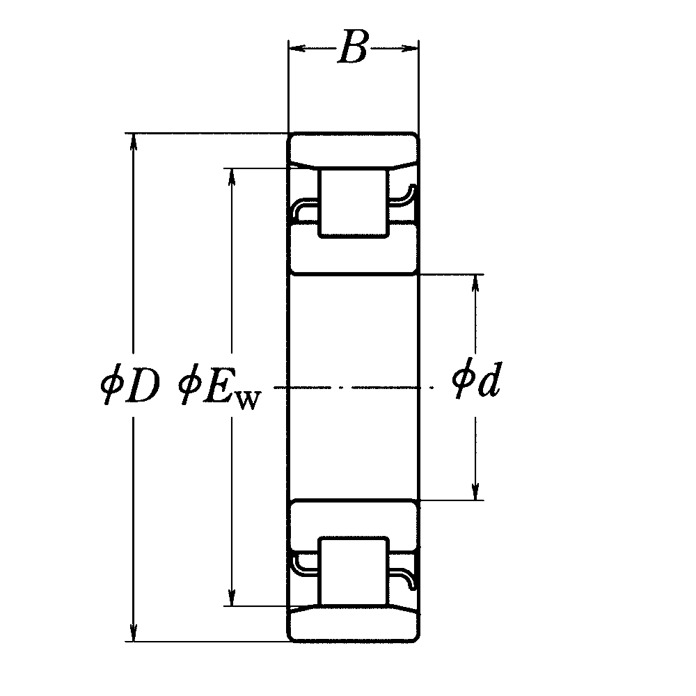 Цилиндрический роликовый подшипник N 226 2226