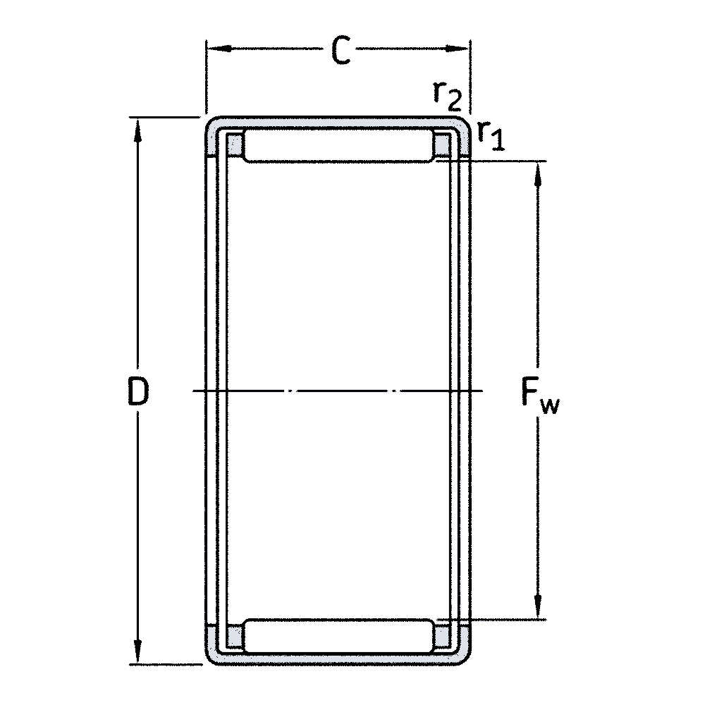 Игольчатый подшипник HK 4520