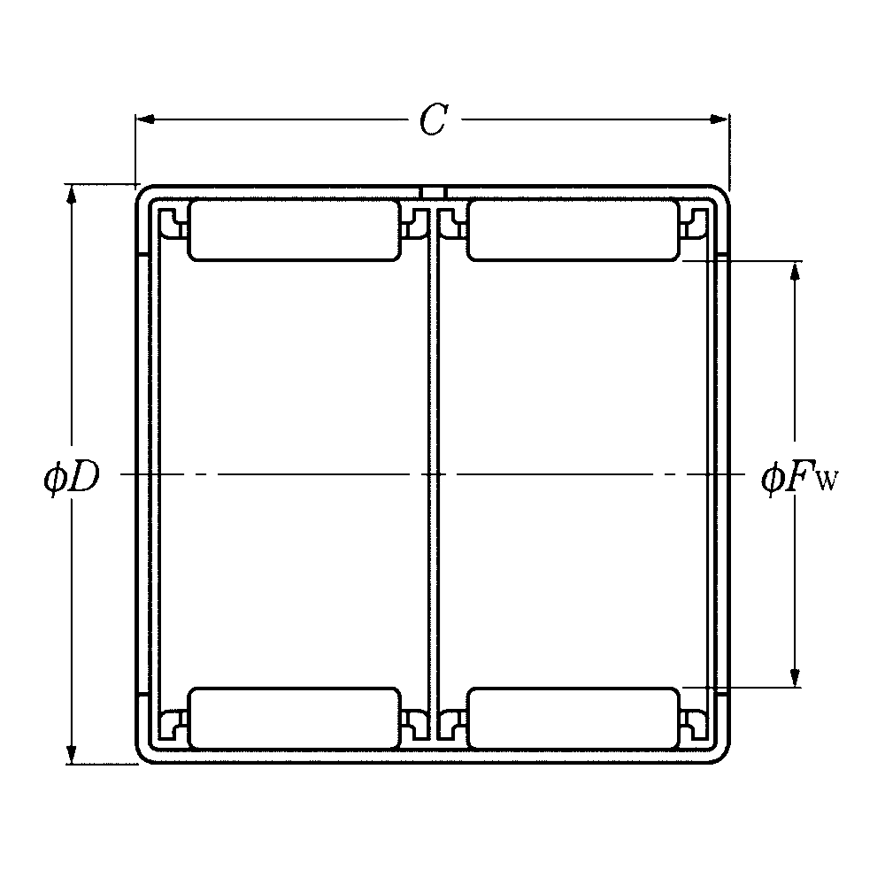 Игольчатый подшипник HK 6020 AS1