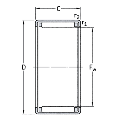 Игольчатый подшипник HK 6020