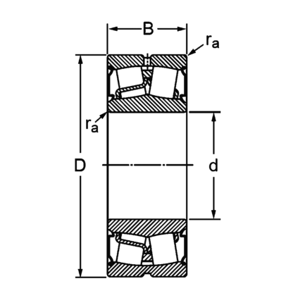 Сферический роликовый подшипник BS2-2212 2CS