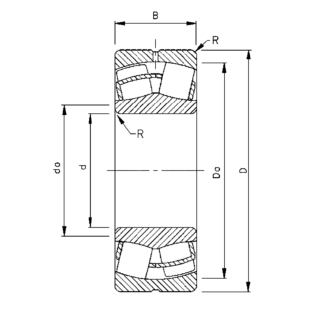 Сферический роликовый подшипник 22216 EJW33 C3