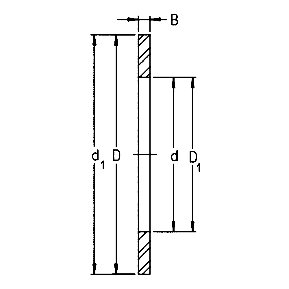 Кольцо упорное LS 1024