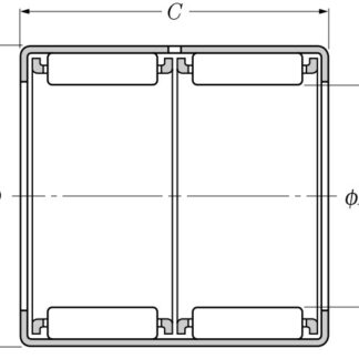 Игольчатый подшипник HK 3038 ZWD