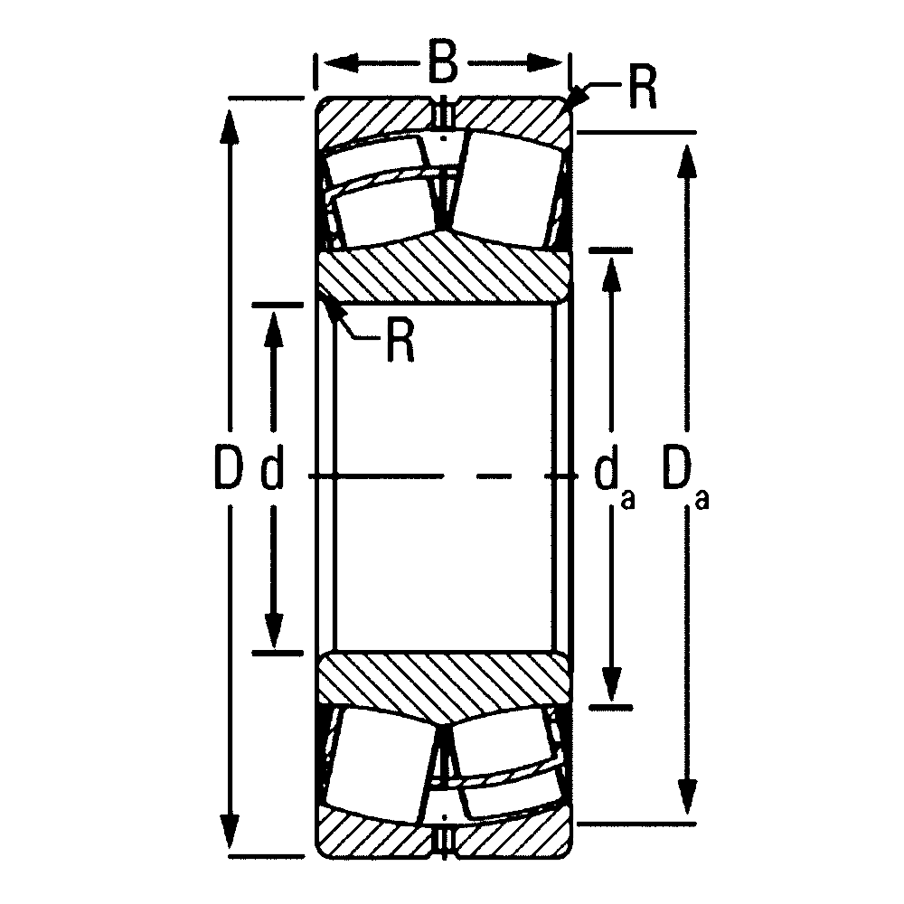 Сферический роликовый подшипник BS2-2211-2RSK/VT143