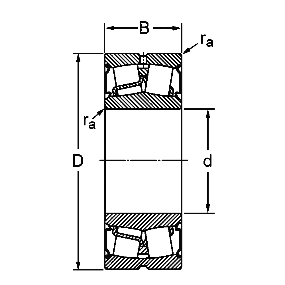 Сферический роликовый подшипник BS2-2211 2CS