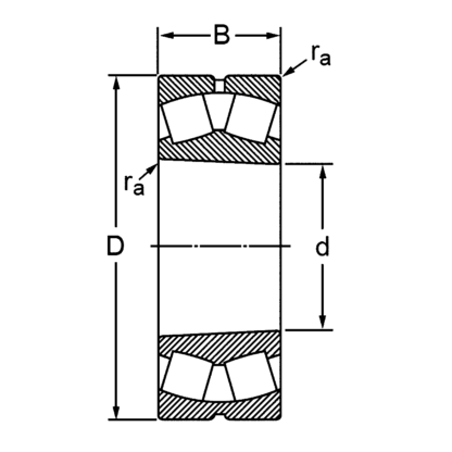 Сферический роликовый подшипник BS2-2205 2CS